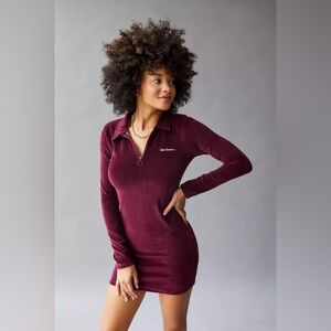 Urban Outfitters-ietsfrans/ Sweatshirt mini dress/ Quarter zip/ Size US M